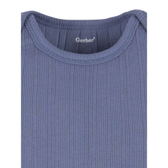 Gerber Baby Neutral Short Sleeve Onesies, 3-Pack
