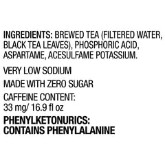 Gold Peak Sweetened Black Tea, 18 pk./16.9 oz.