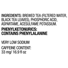 Gold Peak Tea Zero Sugar Sweet Tea 16.9 fl. oz., 18 pk.