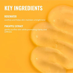 Good Molecules Hydrating Facial Cleansing Gel - Face Wash with Rosewater and Pineapple Extracts to Brighten, Cleanse, & Moisturize, Skincare for Face, 6.7 fl oz