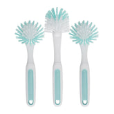 GoodCook PROfreshionals 3-Piece BPA-Free Kitchen Dish Brush Set, Teal - USA MEGA SHOP