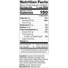Gourmet Gatherings Dark Chocolate Keto Cluster, 16 oz.
