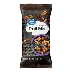Great Value Omega-3 Trail Mix, 1.5 oz, 8 Count