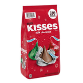 HERSHEY'S KISSES Christmas Milk Chocolate Candy, 335 pcs. - USA MEGA SHOP