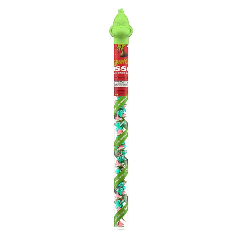 HERSHEY'S KISSES Grinch Christmas Milk Chocolate Candy, 6 oz. - USA MEGA SHOP