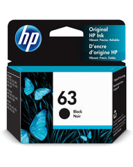 HP - Hp 63, (f6u62an) Black Original Ink Cartridge