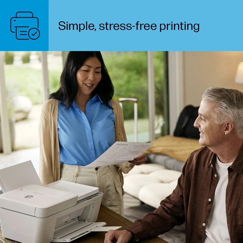 HP DeskJet 4258e Wireless All-in-One Inkjet Printer, 6 Months Instant Ink with HP+ - USA MEGA SHOP