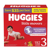 Huggies Little Movers Diapers (Select Size) - USA MEGA SHOP