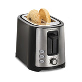Hamilton Beach 2-Slice Bread and Bagel Toaster with Extra-Wide Slots and Drop-Down Crumb Tray, Black - USA MEGA SHOP