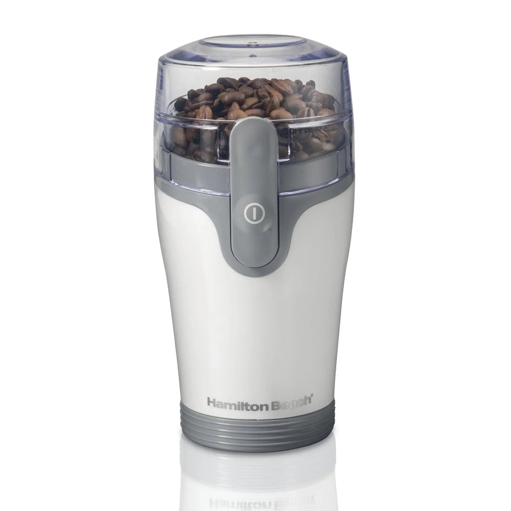 Hamilton Beach Fresh Grind Electric Coffee Grinder, White - USA MEGA SHOP