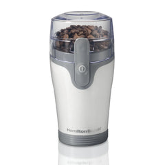 Hamilton Beach Fresh Grind Electric Coffee Grinder, White - USA MEGA SHOP
