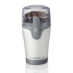 Hamilton Beach Fresh Grind Electric Coffee Grinder, White