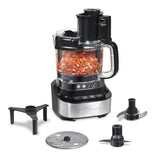 Hamilton Beach 10 Cup Food Processor and Chopper with Stack & Snap Design, Extra Large Chute and Bowl Scraper, Black - USA MEGA SHOP