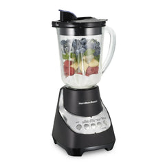 Hamilton Beach Wave Action Blender for Kitchen, 48 oz Jar for Smoothies and Shakes, Black - USA MEGA SHOP