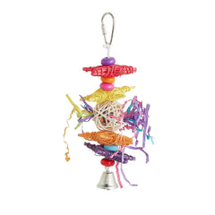 Happy Beaks Crinkle Crinkle Little Star Bird Toy - USA MEGA SHOP