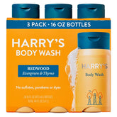 Harry's Redwood Body Wash, 16.0 fl oz, 3-pack - USA MEGA SHOP
