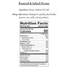 Heaton Pecans Roasted & Salted Pecans Tin 2.5 lbs
