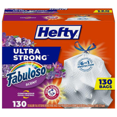 Hefty Ultra Strong Kitchen Drawstring Trash Bags, Fabuloso Scent 13 gal., 130 ct. - USA MEGA SHOP