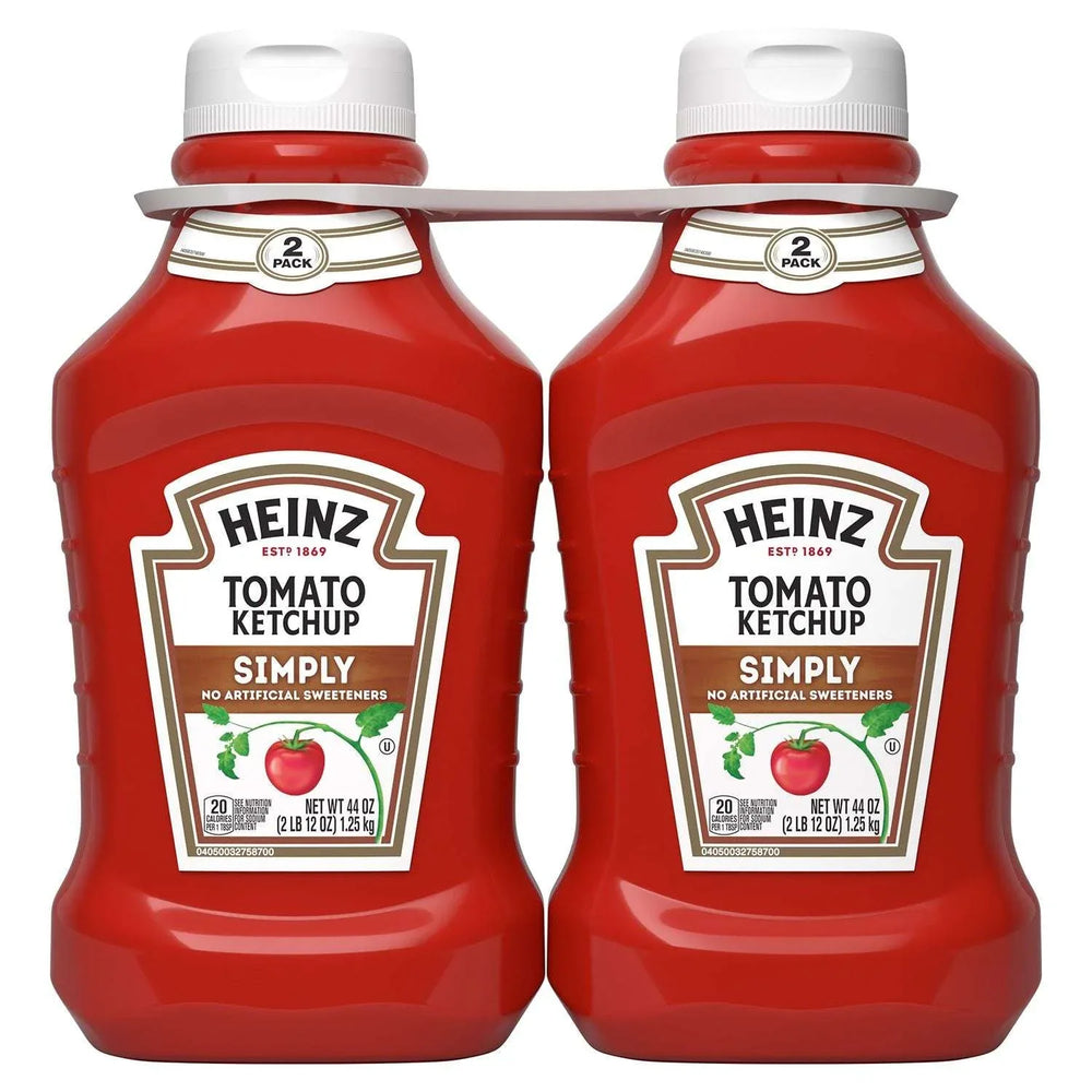 Heinz Simply Tomato Ketchup, 44 oz., 2 pk. - USA MEGA SHOP