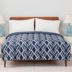 Herringbone Microfiber Down Alternative Blanket, Twin