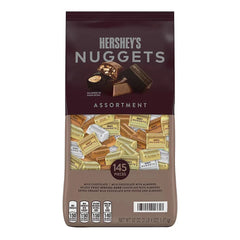 Hershey's Nuggets Snack Size Milk & Dark Chocolate Candy Bars, 145 pk./52 oz.