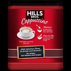Hills Bros. Cappuccino Sugar-Free Double Mocha - Instant Cappuccino Mix
