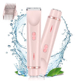HoeylifeBodyTrimmerforWomen_Dual-HeadElectricRazor_BikiniTrimmerwithDualCeramicBlades_USBRechargeableWetDryUseIPX7Waterproof10 - USA Mega Shop