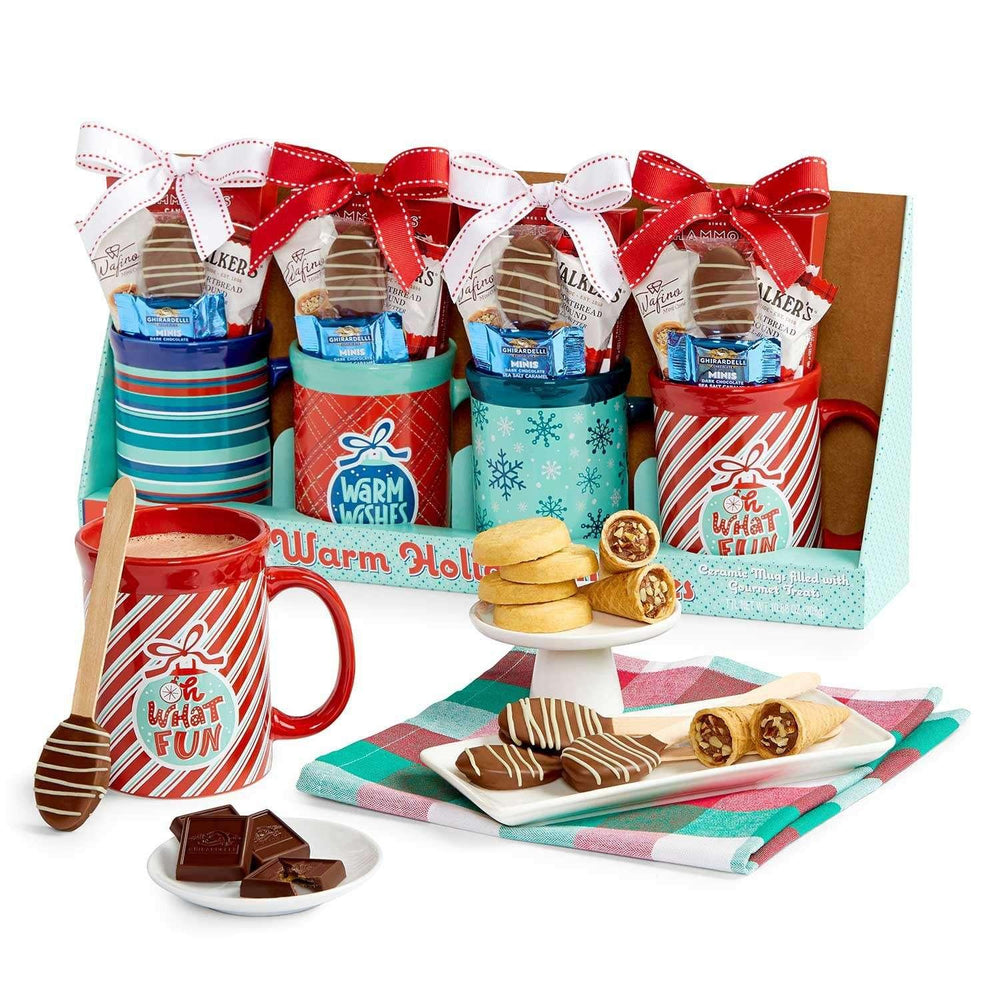 Holiday Ceramic Mug Gift Set, 4 ct. - USA MEGA SHOP