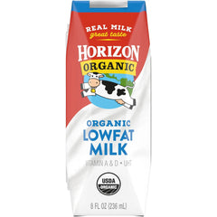 Horizon, Organic Low-fat Milk, 8 oz, 18-Count - USA MEGA SHOP