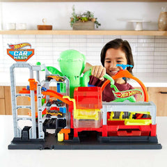 Hot Wheels Octo Carwash and 3 Color Reveal Cars - USA MEGA SHOP