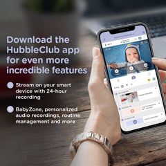 Hubble Nursery Pal Glow, Smart HD Baby Monitor with Night Light