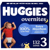 Huggies Overnites Nighttime Baby Diapers, Sizes 3-7 - USA MEGA SHOP