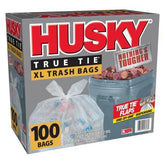 Husky 45 Gallon XL Trash Bags, 100-count - USA MEGA SHOP