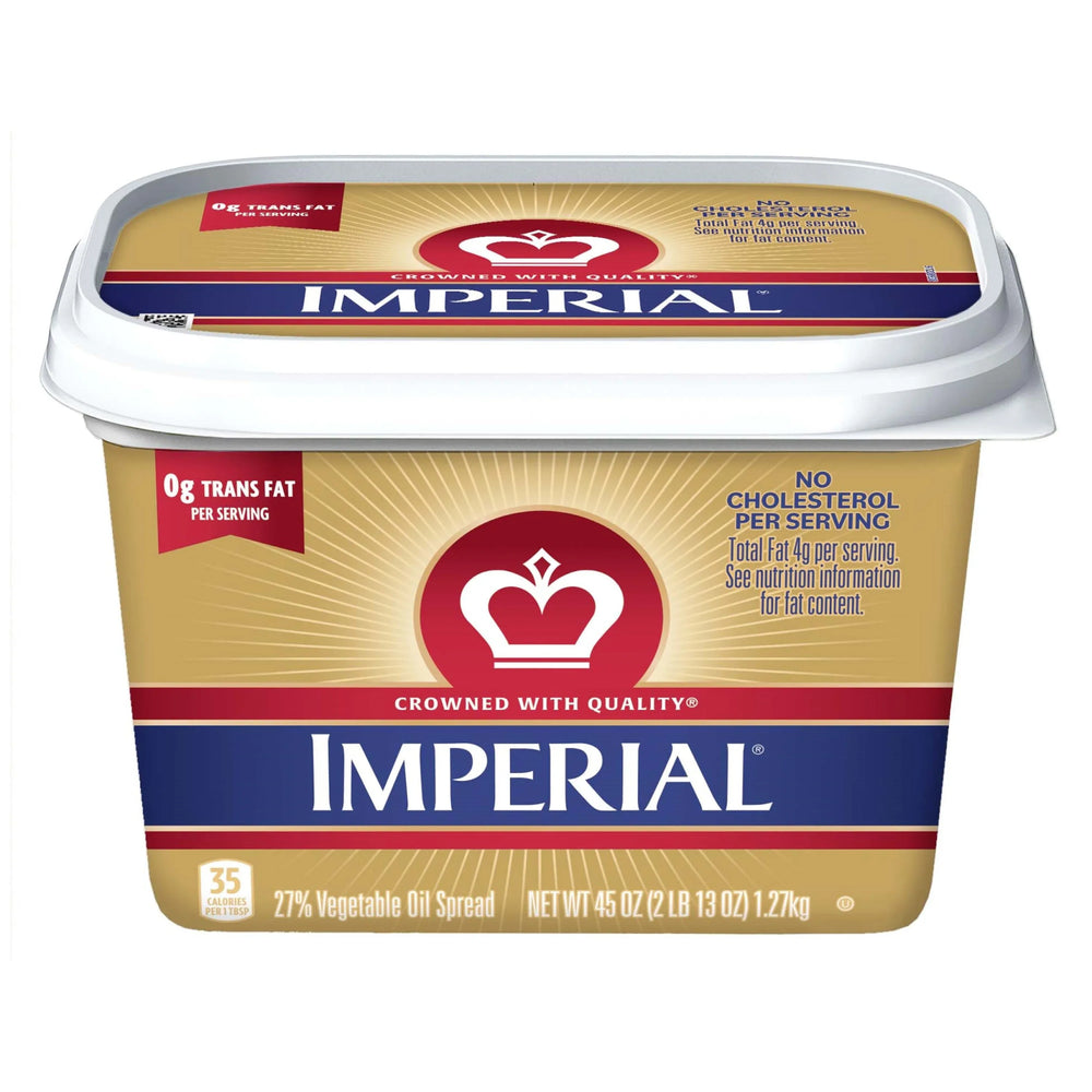 Imperial Vegetable Oil Spread, 45 oz Plastic Tub - USA MEGA SHOP