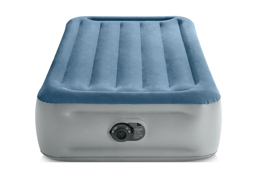 Intex 15" Twin Essential Rest Dura-Beam Airbed Mattress with Built-in Pump - USA MEGA SHOP