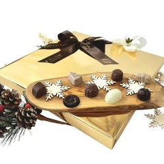 Jelina Chocolatier Handcrafted Chocolates Gift Box, 1.75 lbs Total