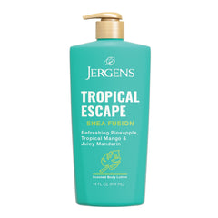 Jergens Shea Fusion Tropical Escape Scented Body Lotion with Shea Butter & Vitamin E for 24-Hour Moisture - 14 fl oz
