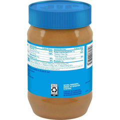 Jif No Added Sugar Creamy Peanut Butter Spread, 33.5 oz - Smooth, Creamy Texture, No Stir Peanut Butter Spread