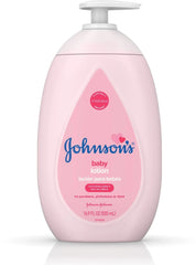 Johnson's Moisturizing Pink Baby Lotion with Coconut Oil, 33.8 fl. oz