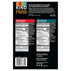 KIND Mini's Dark Chocolate Variety Pack, 0.7 oz, 36-count - USA MEGA SHOP