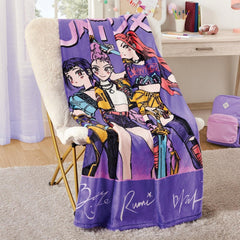 Mantas KPOP Demon Hunters Silk Touch, 50" x 60"