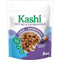 Kashi Gut Health Blueberry Almond Granola, Prebiotics and High Fiber, Whole Grain, 8 oz