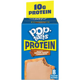 Pop-Tarts Protein Boostin' Brown Sugar Cinnamon Toaster Pastries, 10g Protein, Shelf-Stable, 14.3 oz (8 Count)