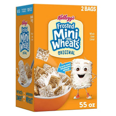 Kellogg's Frosted Mini-Wheats Breakfast Cereal, 55 oz. - USA MEGA SHOP