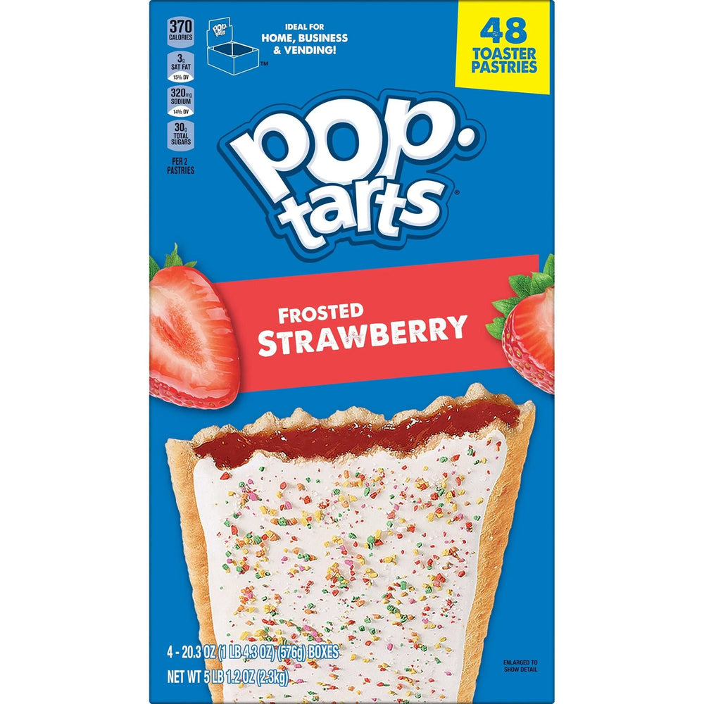Kellogg’s Pop-Tarts, Frosted Strawberry, 48-count - USA MEGA SHOP
