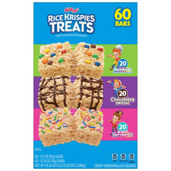Kellogg's Rice Krispies Treats, Variety Pack, 60-count - USA MEGA SHOP