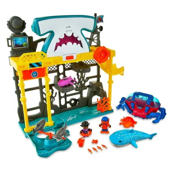 Kid Connection Ocean Adventure Playset with Light & Sound, 22 Pieces, Toddler Toys - USA MEGA SHOP