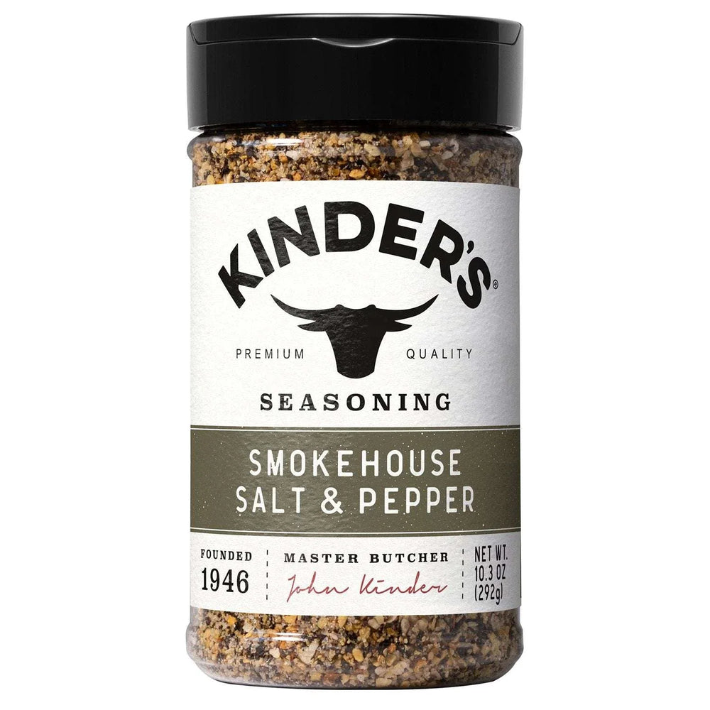 Kinder's Smokehouse Salt + Pepper Seasoning, 10.3 oz. - USA MEGA SHOP