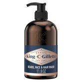 KingC.Gillette3in1Beard_Face_HairWashwithKingC.GilletteSignatureScent_11.8oz9 - USA Mega Shop