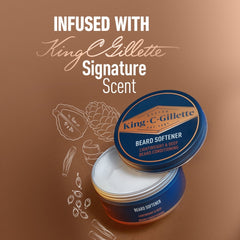 King C. Gillette Men's Soft Beard Balm, 3.4 Ounces